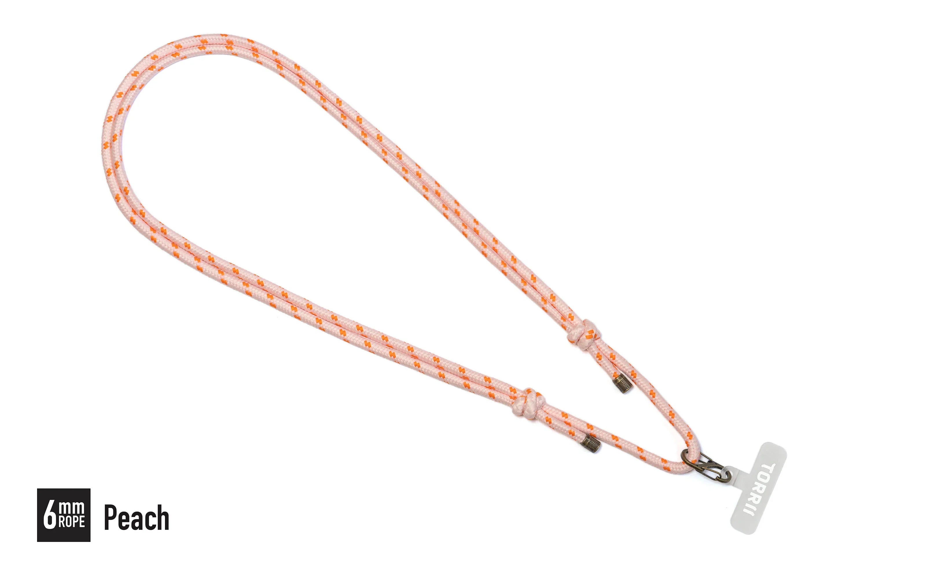 Torrii Knotty 6mm Rope – Peach - Tashqila Torrii Knotty 6mm Rope – Peach - Tashqila